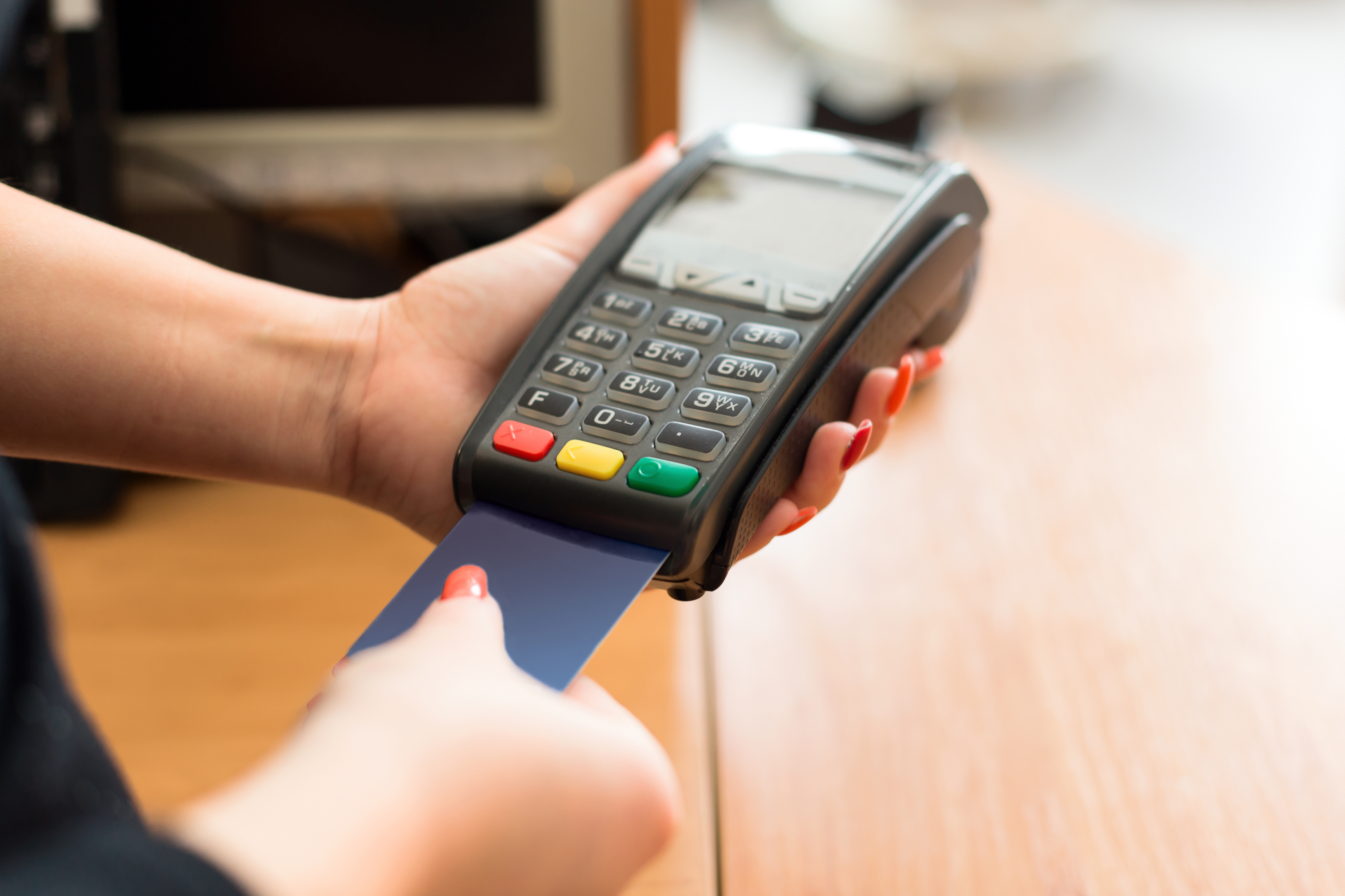 portable debit credit card machine